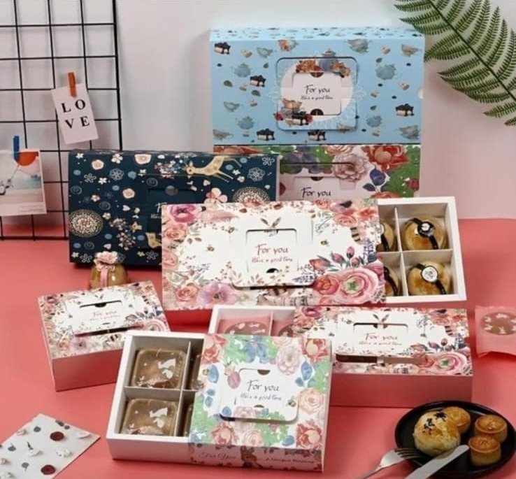 Printed dessert boxes