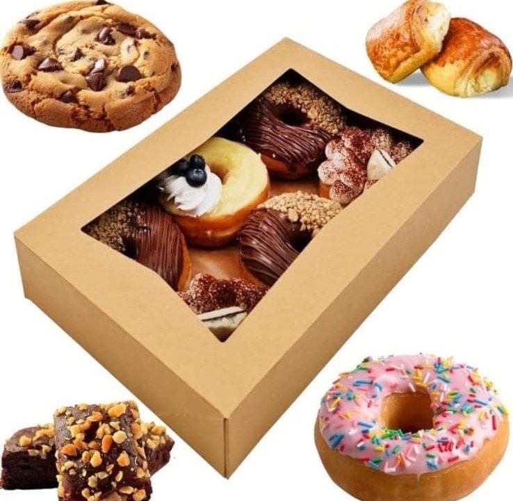 Kraft treat box with cookies and pastries
